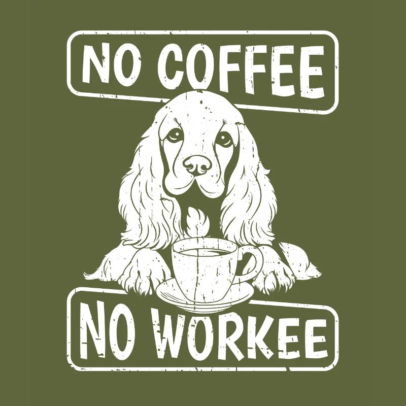 Kaffee Cafe Cocker Spaniel Hund