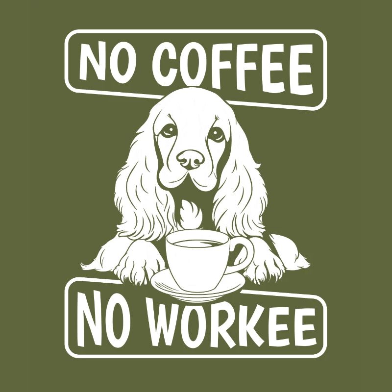 Kaffee Cafe Cocker Spaniel Hund