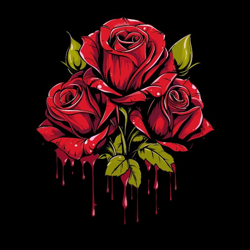 Rote Rose Goth Cool