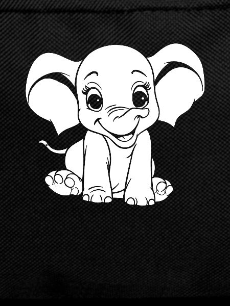 Éléphant souriant