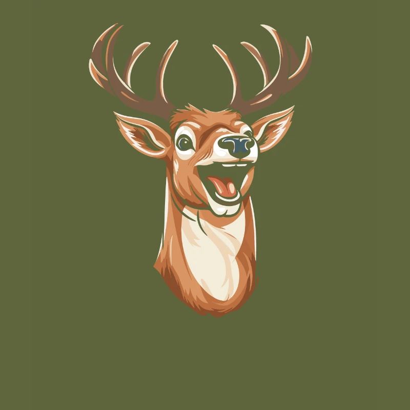 Deer Smiling