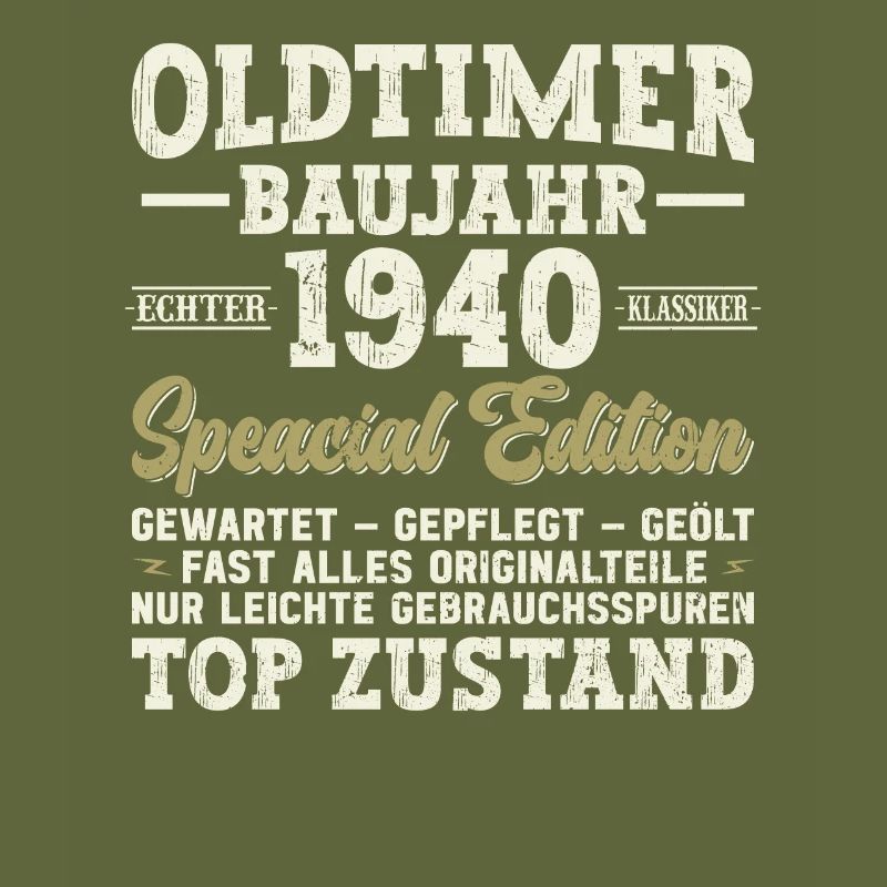 84. Geburtstag Vintage 1940