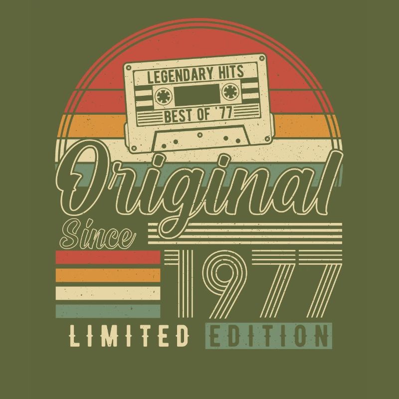 Retro Birthday 1977
