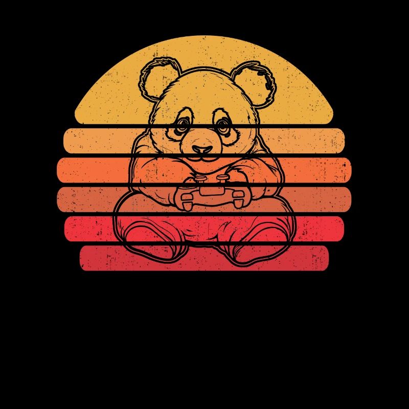 Gamer Gaming Gaming Panda Bear