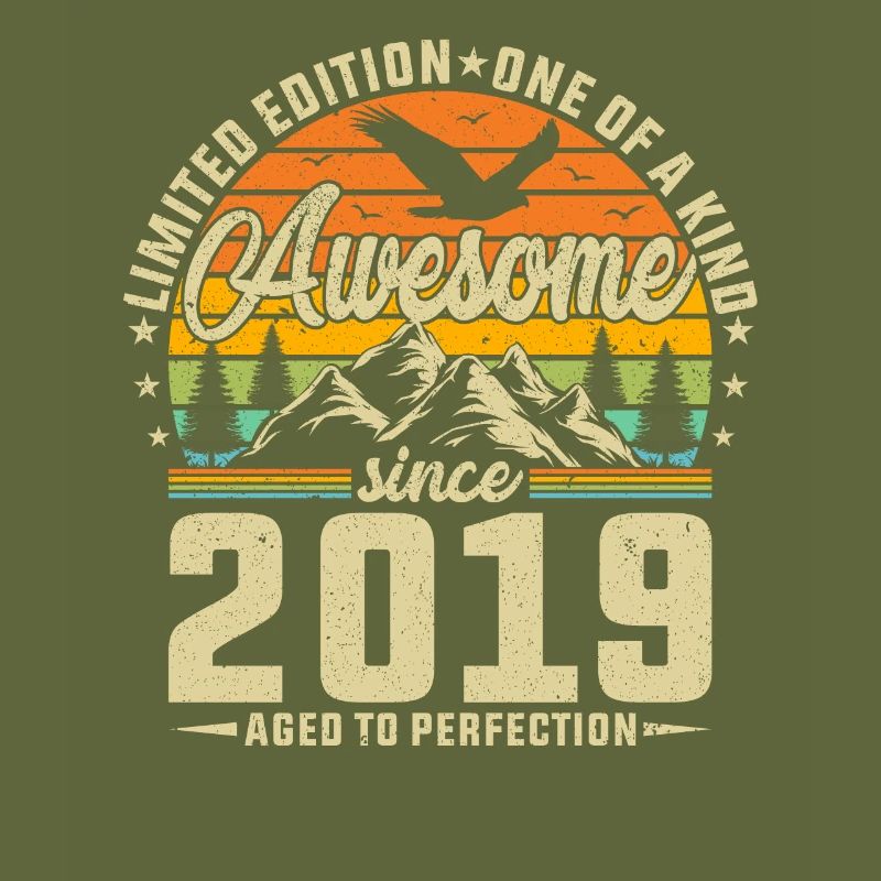 Creative 2019 Anniversary Celebration Retro Design