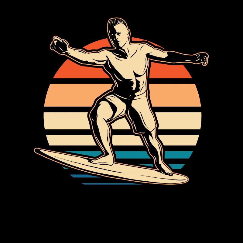 Surfer Surfen