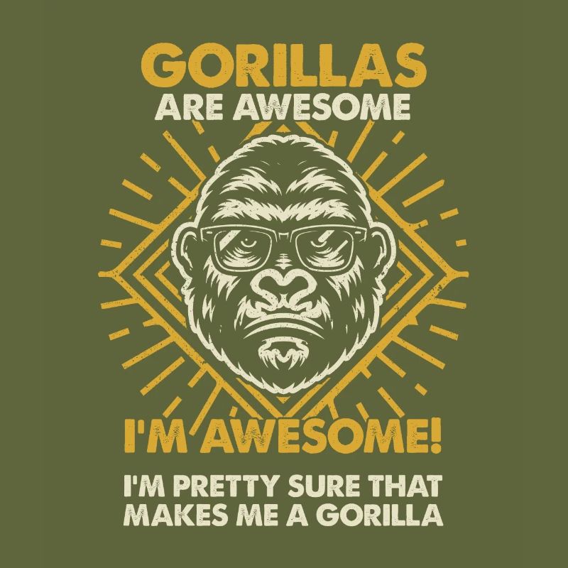 Gorillas Are Great - Mama Dad