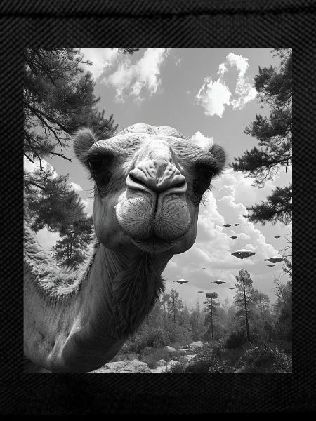 Selfie - Alien Selfie Camel UFO