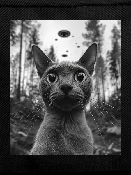 alienCat - Alien Selfie Burmese UFO
