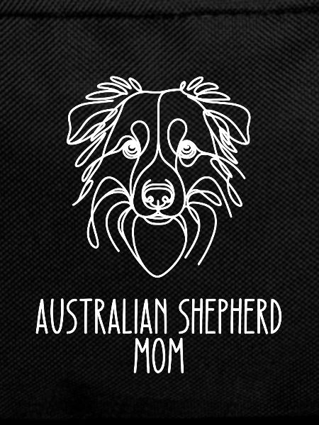 Line Art Mom - Australian Shepherd