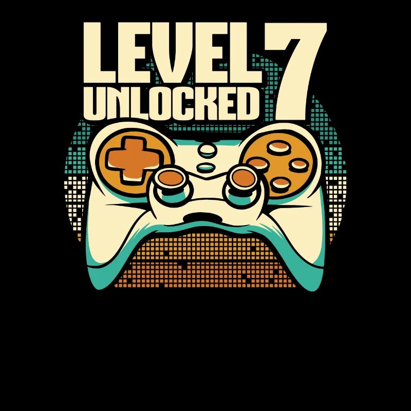 Gamer Gaming Level 7 Unlocked