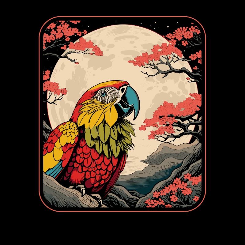 Parrot Japan Cherry Blossom Moon