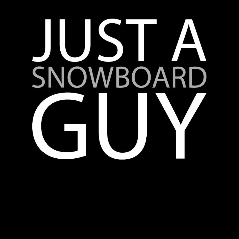 Snowboard Snowboarder Juste un gars de snowboard