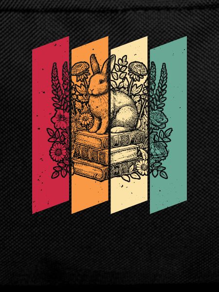 Bunny Rabbit Flower Book Reader