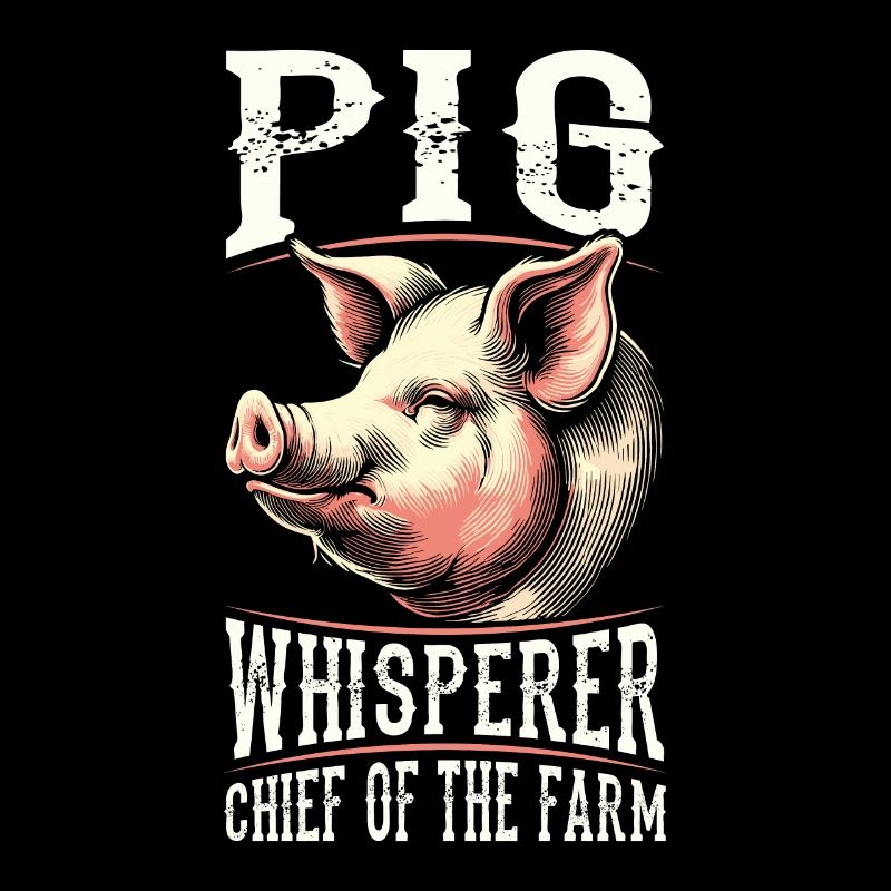 Éleveur de porcs Chef de la ferme