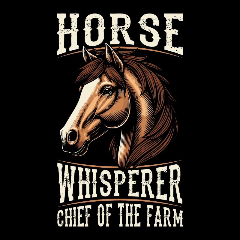 Cheval Equestre Chef de la Ferme