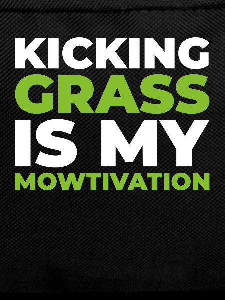 Lawn mower mowing