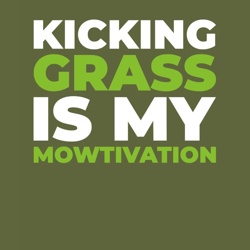 Lawn mower mowing