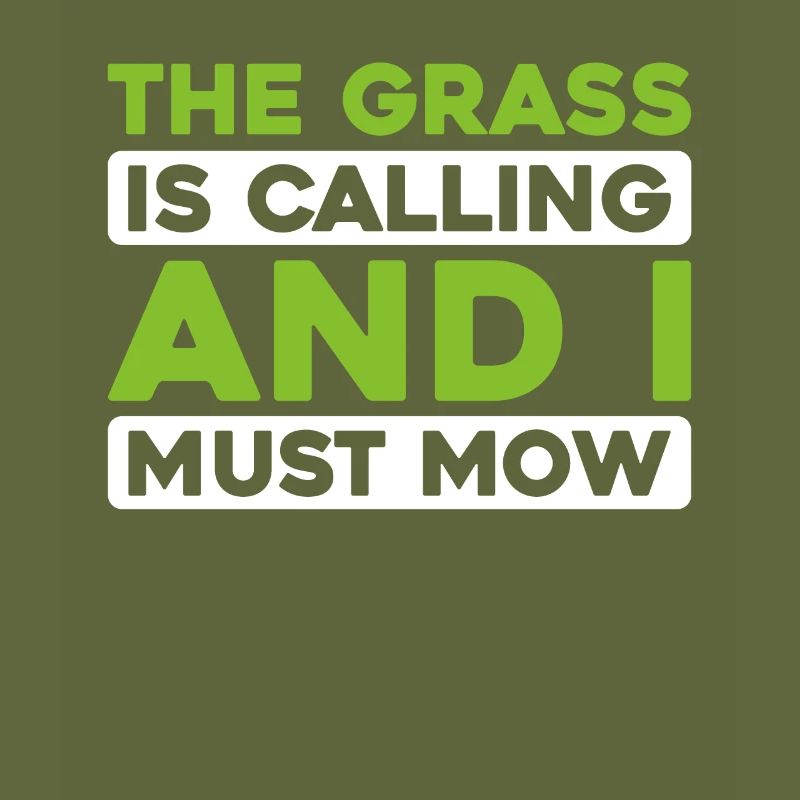 Lawn mower mowing
