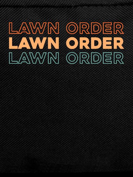 Lawn mower mowing