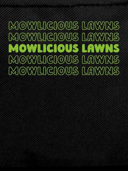 Lawn mower mowing