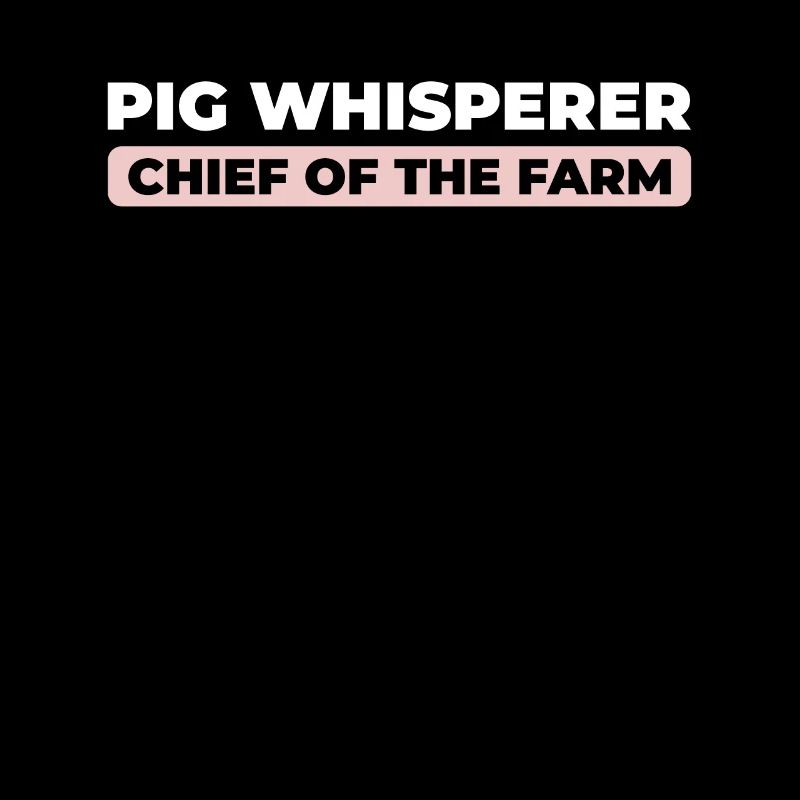 Éleveur de porcs Chef de la ferme