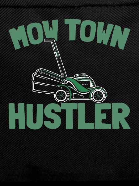 Lawn mower mowing
