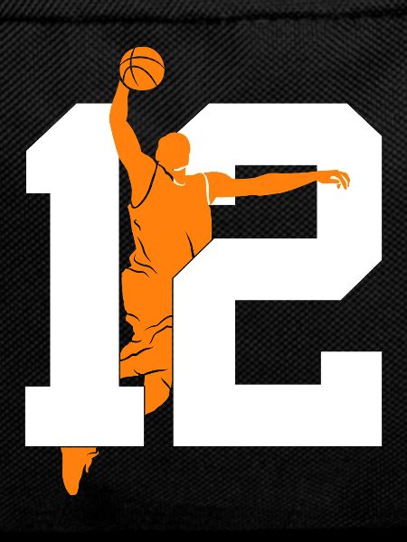 NUMBER 12 BASKETBALL 12TH BIRTHDAY