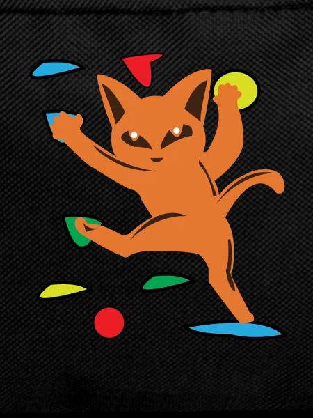 Cat bouldering climbing mountaineering gift