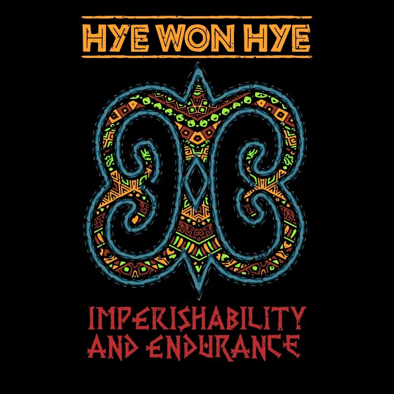 Schwarze Geschichte Hye Won Hye African Symbol Geschenk