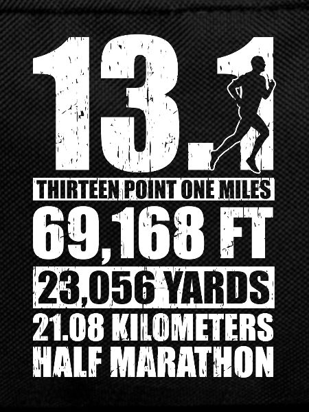 Half marathon 13.1 miles