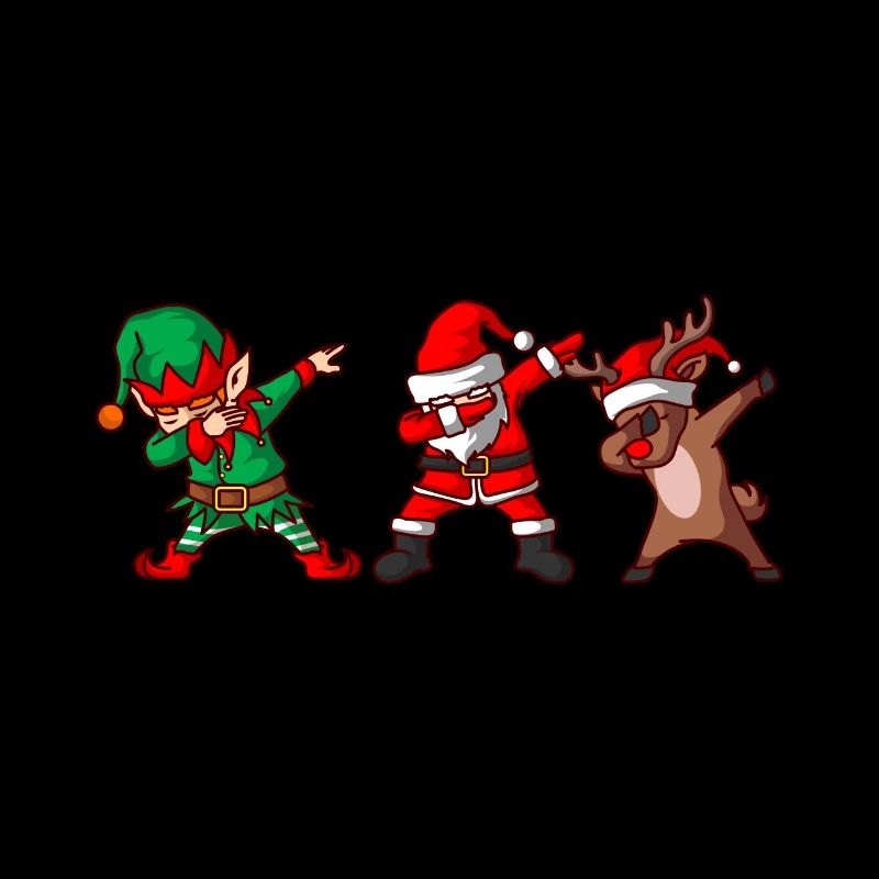 Dabbing Santa Claus Christmas Xmas