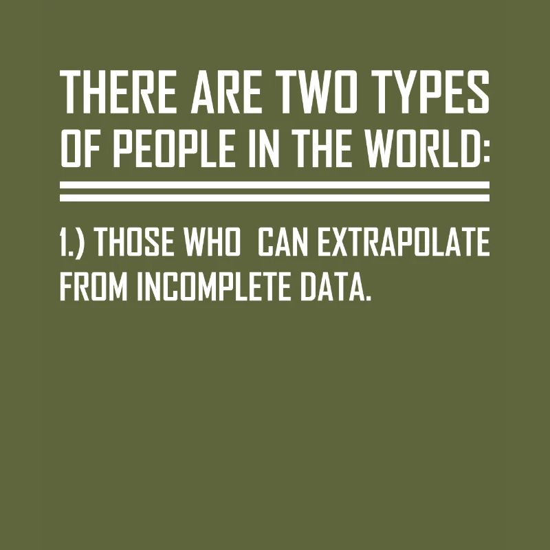Data extrapolate statistics formula