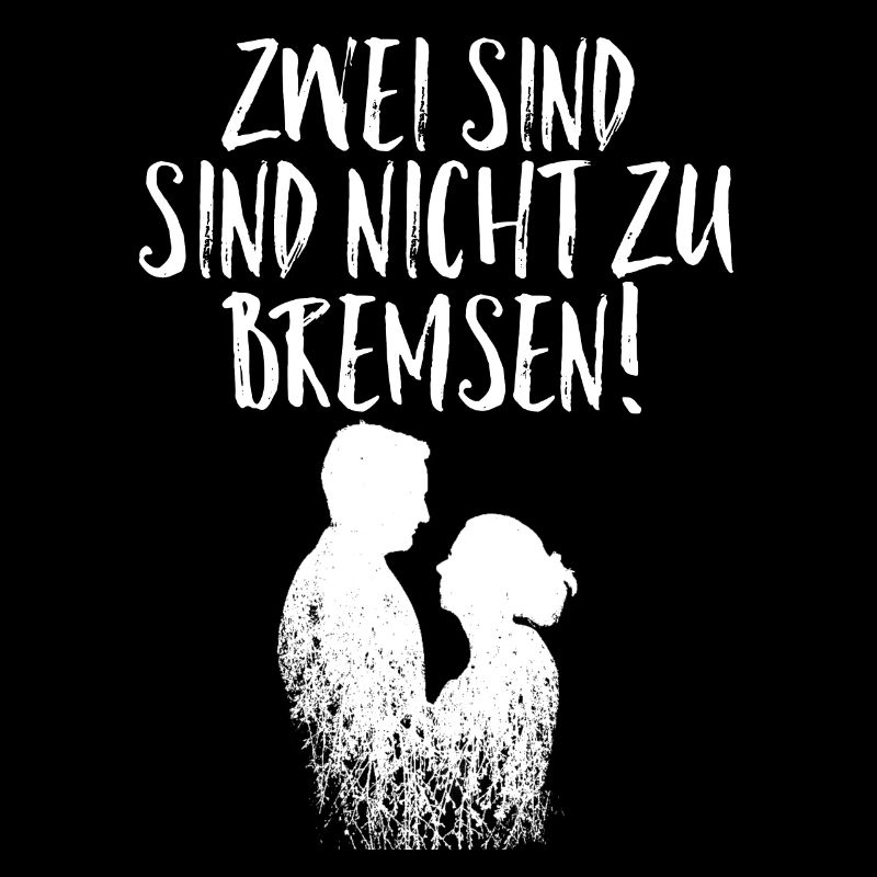 Zwei sind nicht zu Bremsen Hochzeit
