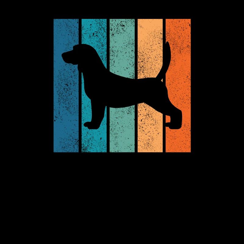 Cadeau de propriétaire de chien canin chien rétro Beagle