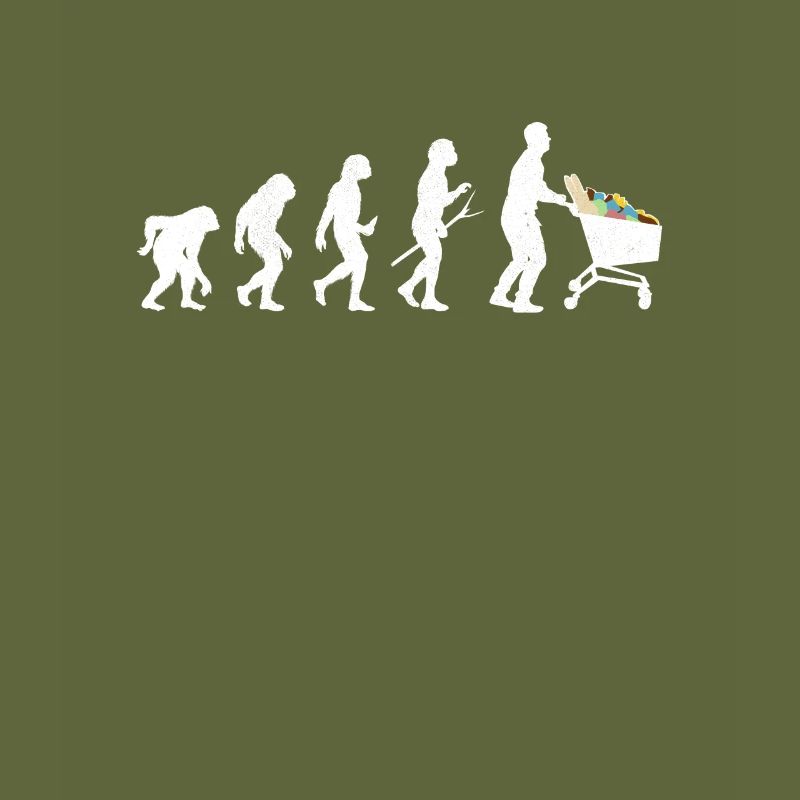 Supermarché panier shopping clients Evolution