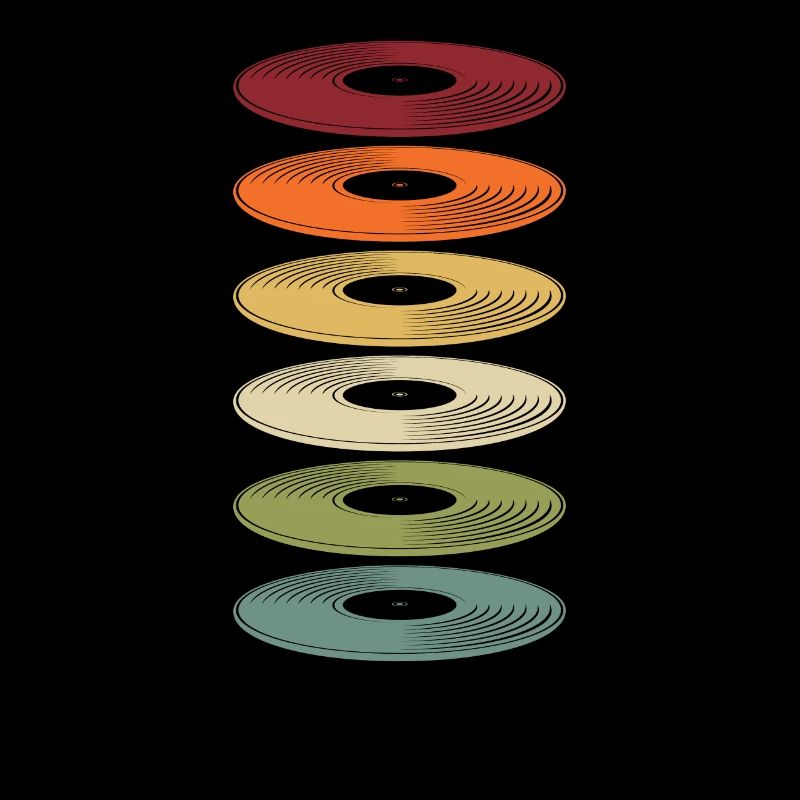 Rétro Vinyle Collectionneur de disques