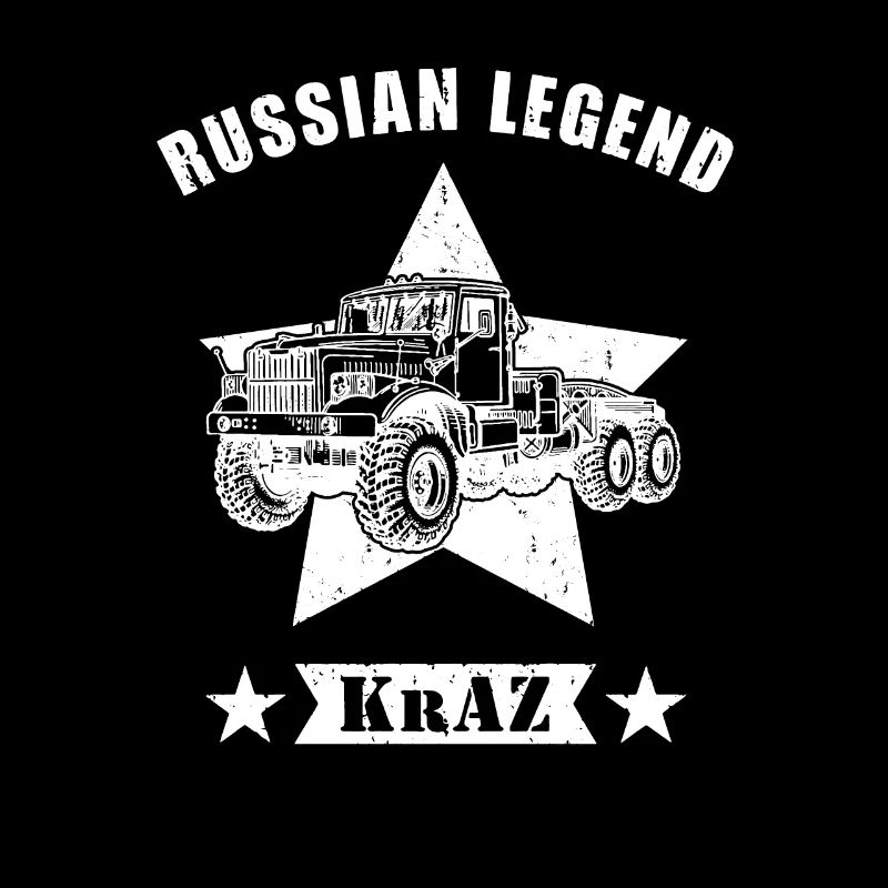 Russian Legend KrAZ Truck Driver Soviet