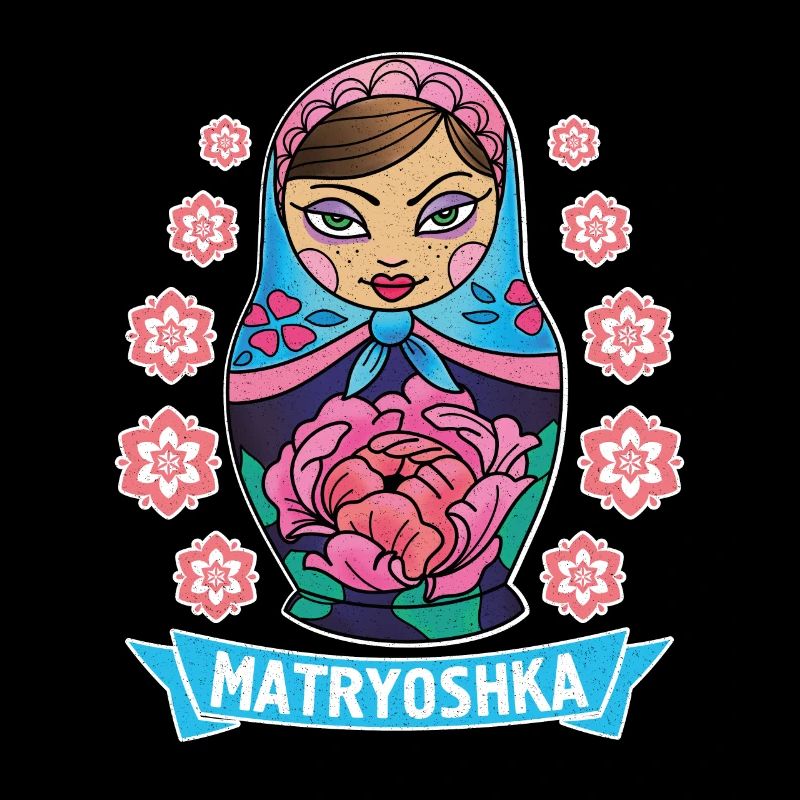 Russie URSS Matryoshka Poupée Uschanka
