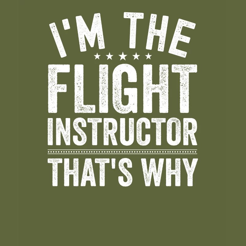 Ich bin der Fluglehrer, deshalb