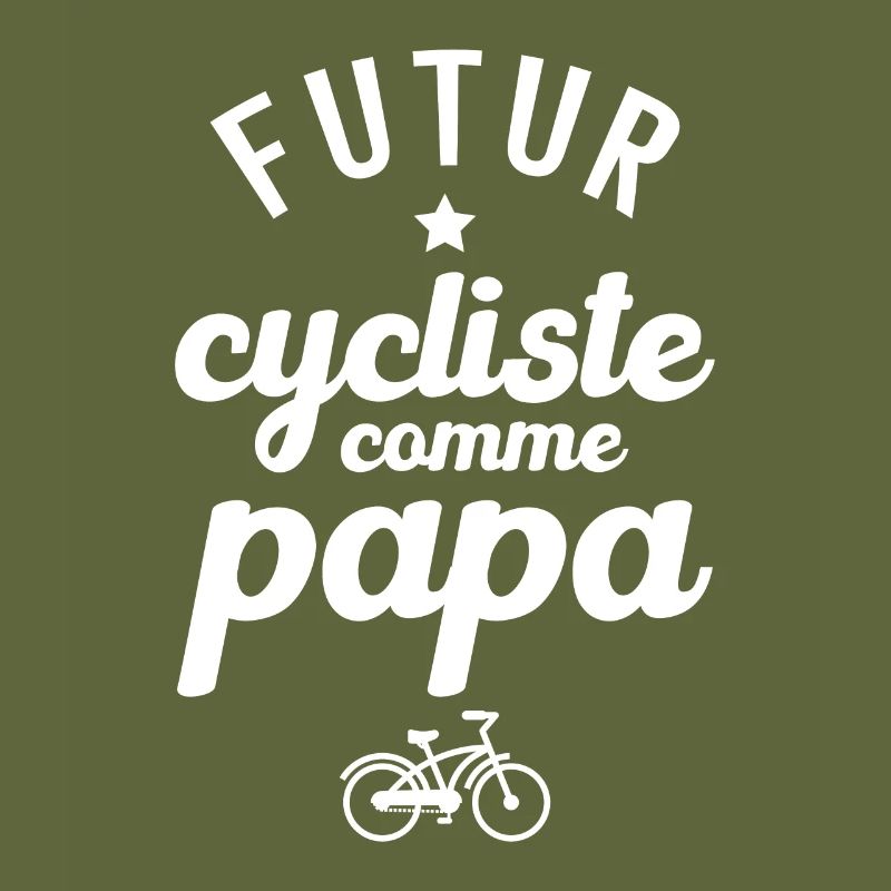 Futur cycliste comme papa