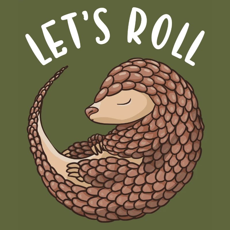 Let's Roll Pangolin