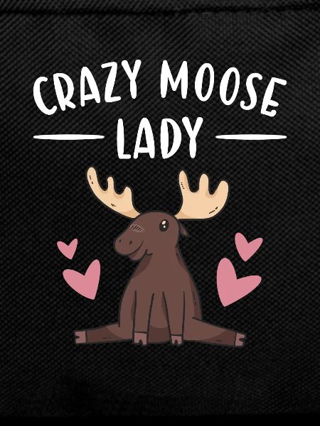 Elk Crazy Moose Lady Moose