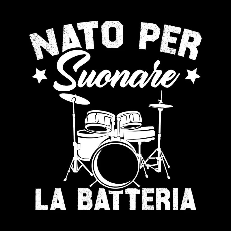 Né pour jouer de la batterie