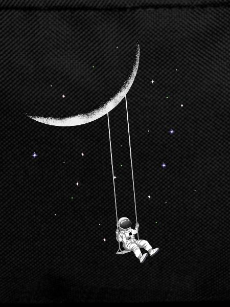 Astronaut on swing