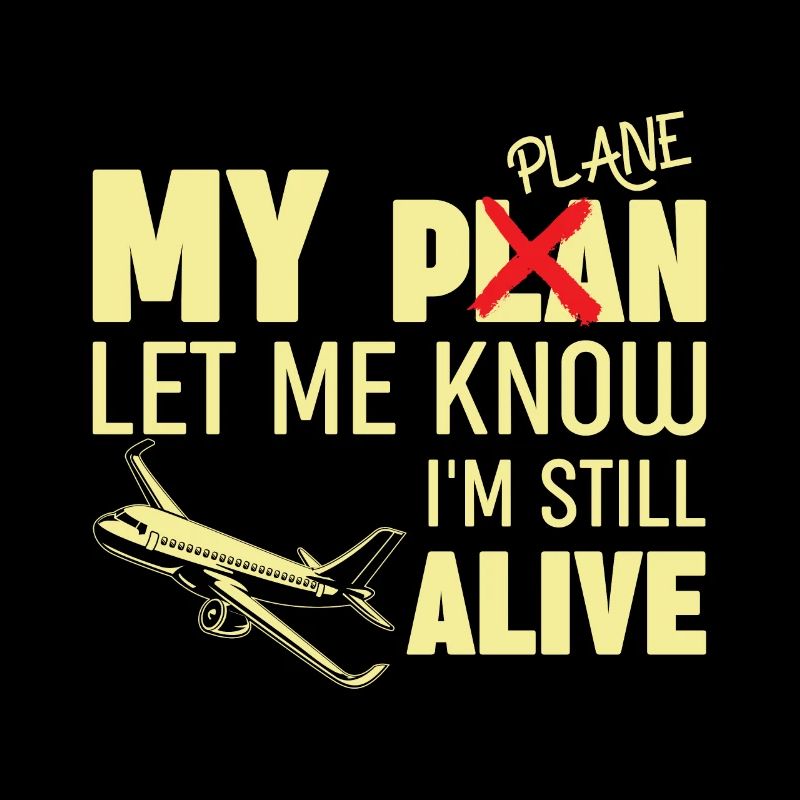 Airline Pilot Flugkapitän Spruch Flugzeugpilot