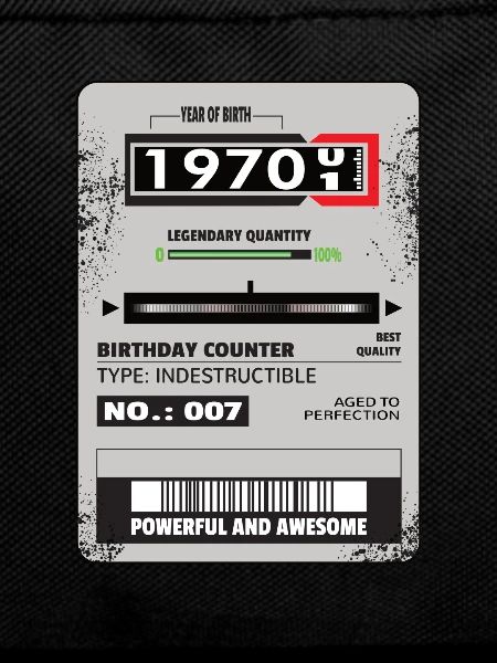 Three-phase meter birthday 1970 Gift
