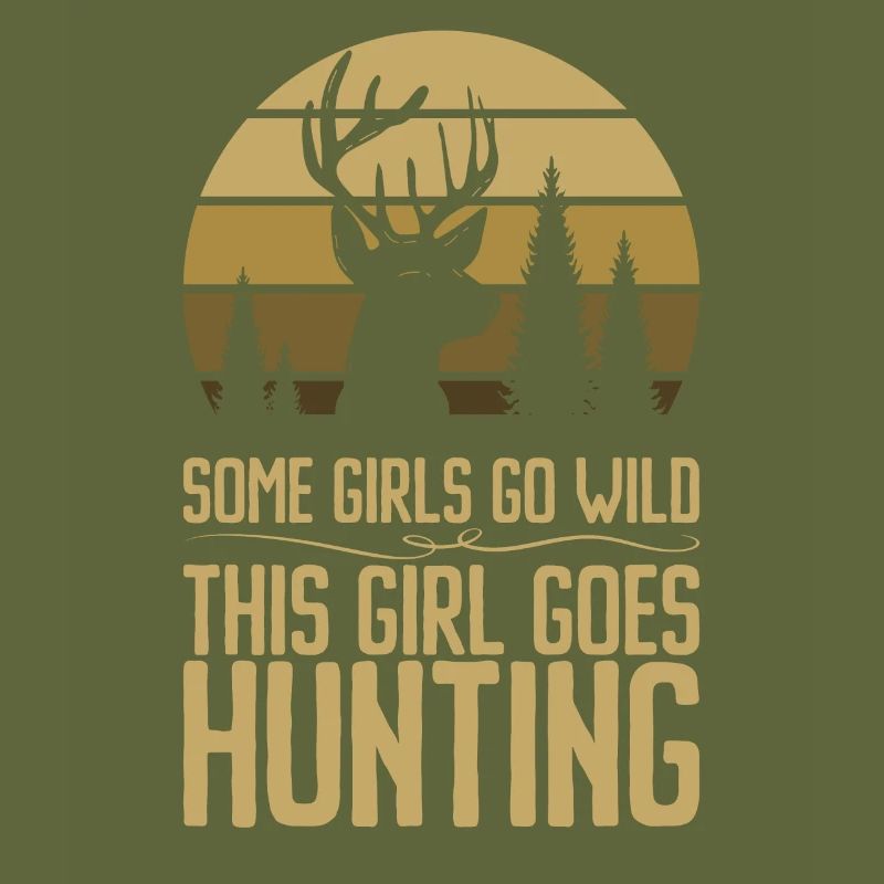 Hirschjagd Jägerin Spruch Jagd
