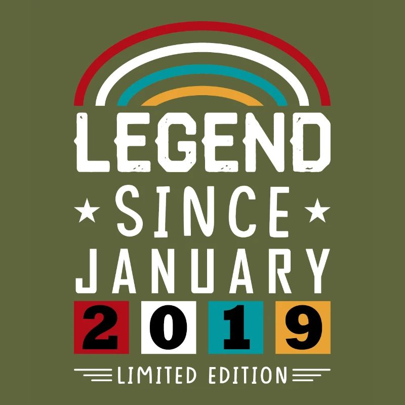 2019 Legend Since Geburtstag Geschenk Januar