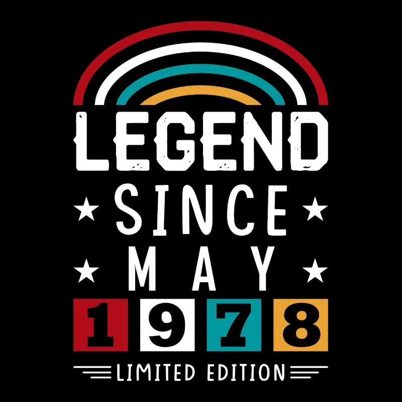 1978 Legend Since Birthday Gift May